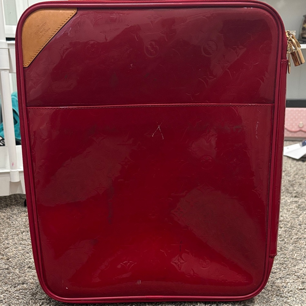 Louis Vuitton Glossy Red Travel Case
